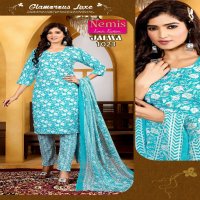 nemis jalwa capsule print readymade elegant style salwar kameez