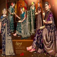 Saroj Royal Queen Vol-15 Wholesale Satin Silk Party Wear Indian Sarees