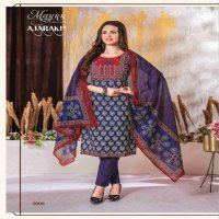 Mayur Ajarakh Vol-3 Wholesale Printed Pure Cotton Neck Embroidery Dress Material