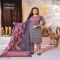 Mayur Ajarakh Vol-3 Wholesale Printed Pure Cotton Neck Embroidery Dress Material