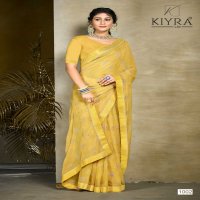 kia by kiyra saree chiffon classic look fancy saree wholesaler