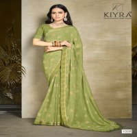 kia by kiyra saree chiffon classic look fancy saree wholesaler