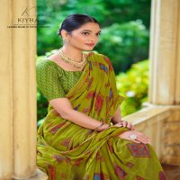 vishnu priya by kiyra saree georgette fancy print saree