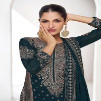 aashirwad creation aaliya chinnon silk readymade party wear suits for women