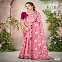 kimora by kiyra sharmili pretty look print saree collection