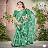 kimora by kiyra sharmili pretty look print saree collection