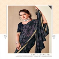 kiyra cosmos vol 2 comfortable dull moss women saree