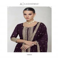 maria by aashirwad creation georgette palazzo style party wear full stitch 3pcs dress