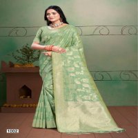 bunawat anubhuti silk vol 3 festival party wear cotton silk fabric saree