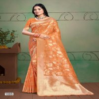 bunawat anubhuti silk vol 3 festival party wear cotton silk fabric saree