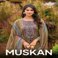muskan by aqsa fashion cambric cotton modern pakistani salwar kameez