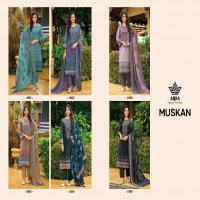 muskan by aqsa fashion cambric cotton modern pakistani salwar kameez