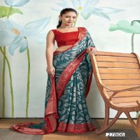 Vallabhi Shivali Wholesale brasso Print With Fancy Swaroski Work Sarees