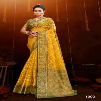 Saroj Orchid Silk Vol-2 Wholesale Tissue Organza Sarees