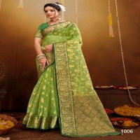 Saroj Orchid Silk Vol-4 Wholesale Tissue Organza Sarees