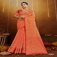 Saroj Orchid Silk Vol-4 Wholesale Tissue Organza Sarees