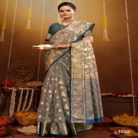 Saroj Orchid Silk Vol-4 Wholesale Tissue Organza Sarees