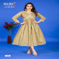 Dee Cee Anjuba Wholesale Long Flared Kurtis Collection