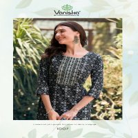 Vaniska Charming Vol-1 Wholesale Heavy Reyon Foil Print Long Kurtis