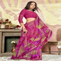 eesha vol 6 by vallabhi prints pretty look georgette print saree