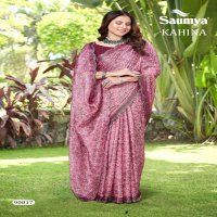 saumya kahina beautiful chiffon brasso saree online