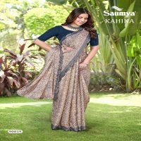 saumya kahina beautiful chiffon brasso saree online