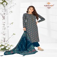 SURYAJYOTI KALKI VOL 15 NECK EMBROIDERY WORK 3PCS SALWAR SUITS