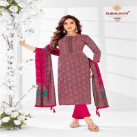 SURYAJYOTI KALKI VOL 15 NECK EMBROIDERY WORK 3PCS SALWAR SUITS