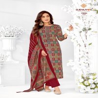 SURYAJYOTI KALKI VOL 15 NECK EMBROIDERY WORK 3PCS SALWAR SUITS