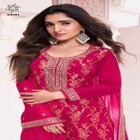 vinay kuleesh nidhi fancy jacquard chinon suits for ladies