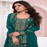 vinay kuleesh nidhi fancy jacquard chinon suits for ladies