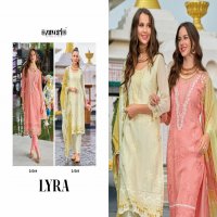 Zaveri Lyra Wholesale Soft Organza Embroidery Work Readymade Salwar Suits