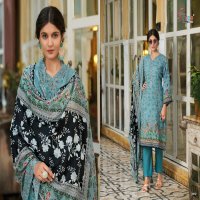 Shree Fabs Bin Saeed Lawn Collection Vol-14 Wholesale Cotton With Self Embroidery Pakistani Suits