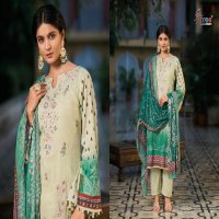 Shree Fabs Bin Saeed Lawn Collection Vol-14 Wholesale Cotton With Self Embroidery Pakistani Suits