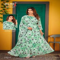 Dee Cee Kismat Wholesale Full Flared Long Ghera Kurtis With Dupatta