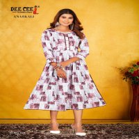 Dee Cee Anarkali Wholesale Nayra Cut Kurtis Catalog