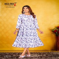 Dee Cee Anarkali Wholesale Nayra Cut Kurtis Catalog