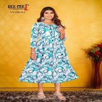 Dee Cee Anarkali Wholesale Nayra Cut Kurtis Catalog