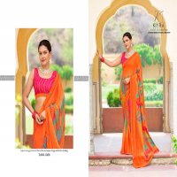 kiyra saree ramrajya classic look major georgette saree