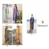 cheveron 24 by deepsy suits cotton stylish pakistani 3pcs dress