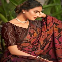 kashvi creation vallabhi moss brasso regular wear saree wholesaler