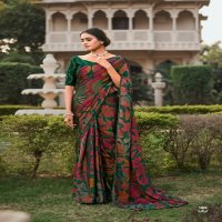 kashvi creation vallabhi moss brasso regular wear saree wholesaler