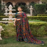 kashvi creation vallabhi moss brasso regular wear saree wholesaler