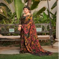 kashvi creation vallabhi moss brasso regular wear saree wholesaler