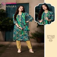 Poonam Apsara Wholesale Pure Heavy Reyon Foil Kurtis With Pant And Dupatta