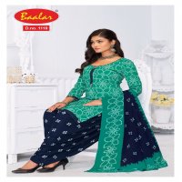Baalar Bandhni Patiyala Wholesale Pure Cotton Patiyala Dress Material