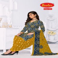 Baalar Bandhni Patiyala Wholesale Pure Cotton Patiyala Dress Material