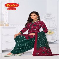 Baalar Bandhni Patiyala Wholesale Pure Cotton Patiyala Dress Material
