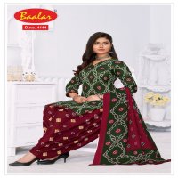 Baalar Bandhni Patiyala Wholesale Pure Cotton Patiyala Dress Material