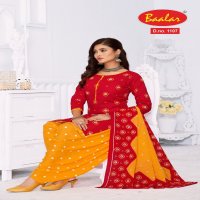 Baalar Bandhni Patiyala Wholesale Pure Cotton Patiyala Dress Material